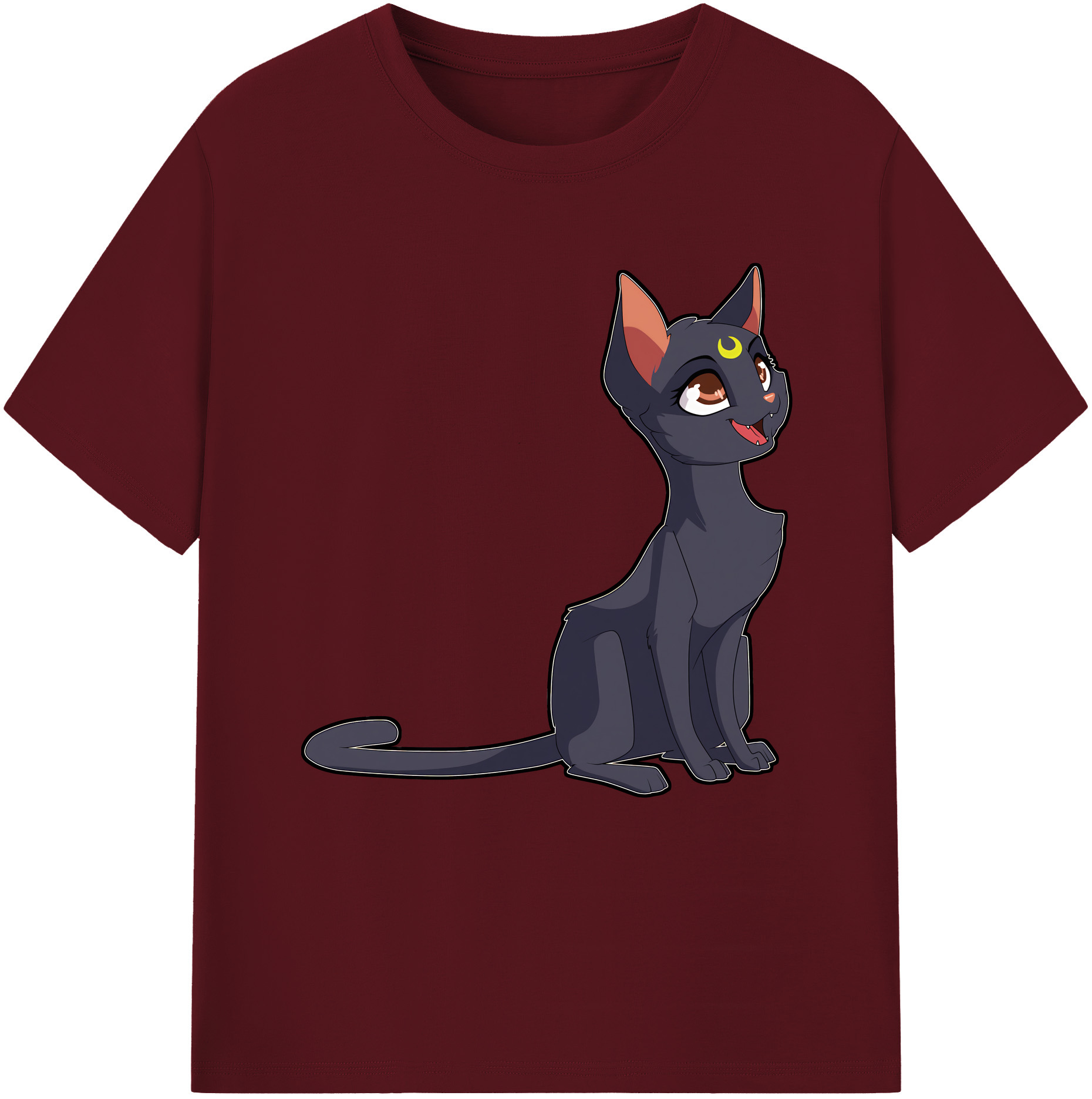 （画像用） 美少女戦士セーラームーン Sailor Moon 綿100％半袖Tシャツ（フロントプリント）